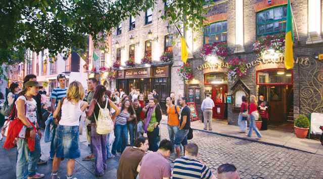 Barrio del Temple Bar en Dublin Barrio del Temple Bar en Dublin